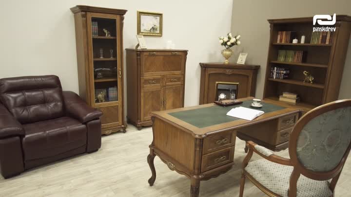 Мебель для кабинета "Алези" от Пинскдрев