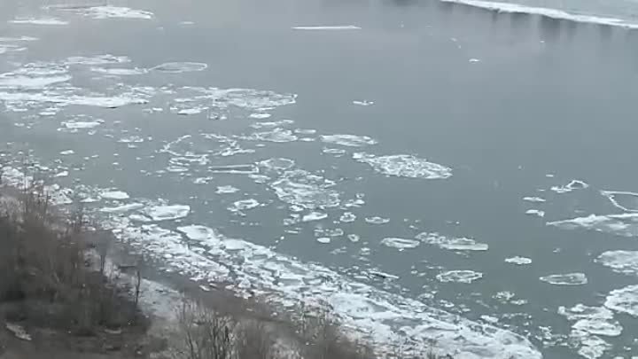 Лёд тронулся Омск Иртыш