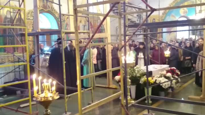 Погребение архимандрита Серафима 2.12.2015 г