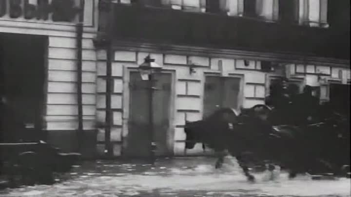 Наводнение в Москве. Кинохроника. 1908 год.