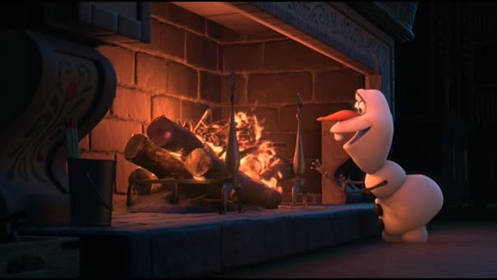 Олаф - Так это огонь | Animation Frozen