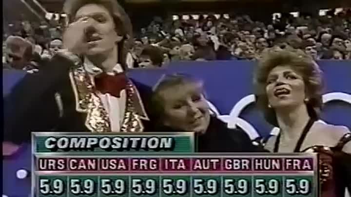 Bestemianova & Bukin (URS) - 1988 Calgary, Ice Dancing, Original ...