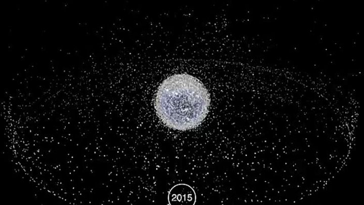 Space Debris 1957 - 2015