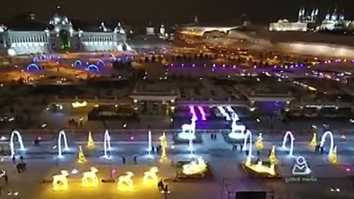 Новогодняя Казань. Global Media