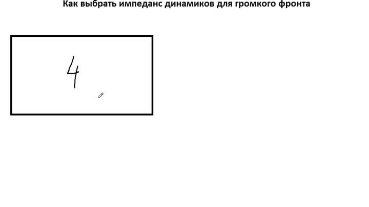 Как выбрать импеданс динамиков для громкого фронта, часть 1