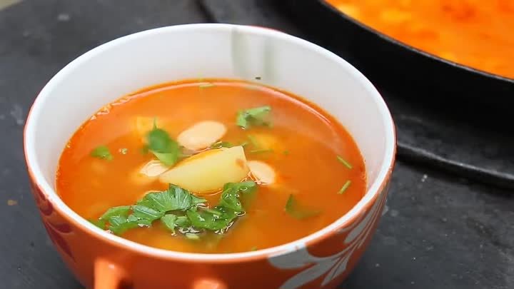 Самый вкусный фасолевый суп и без вздутия. Обалденный суп из Фасоли!