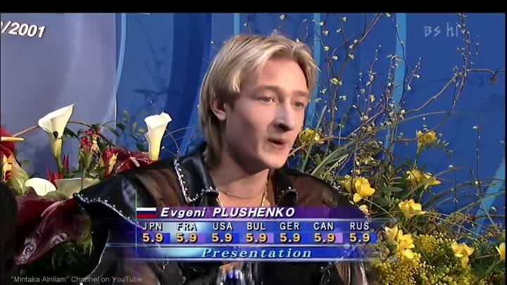 [HD] Evgeni Plushenko - Dark Eyes 2000_2001 GPF - Round 1 Free Skati ...