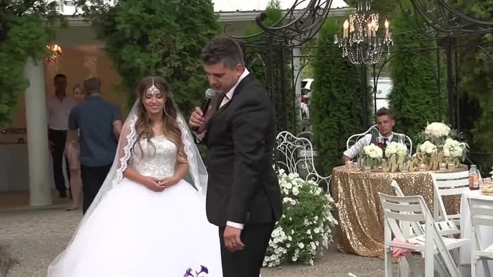 "Здравствуй невеста" Отец поет своей дочери песню на свадьбе!