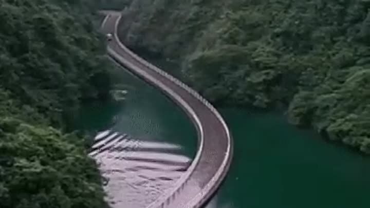 Плавающий мост в Китае