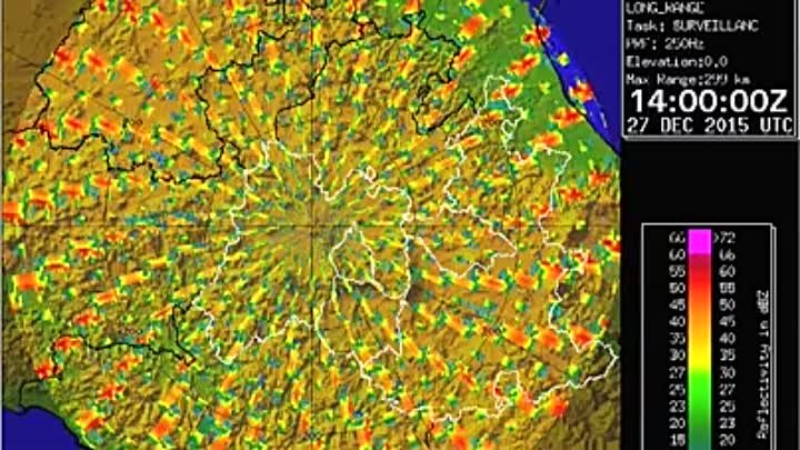 December 27, 2015 Strange Spiral in Radar Mexico