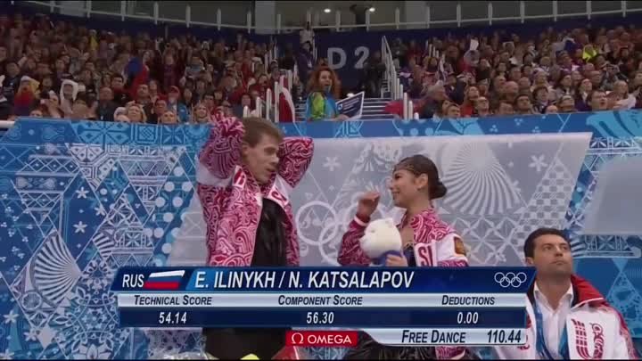 Ilinykh - Katsalapov 2014-02 Olympics FD Swanlake Tchaikovsky BBC