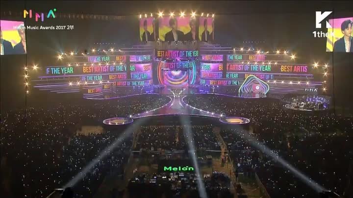 [VIDEO] 171202 EXO - Best Artist of the Year @ Melon Music Awards 2017