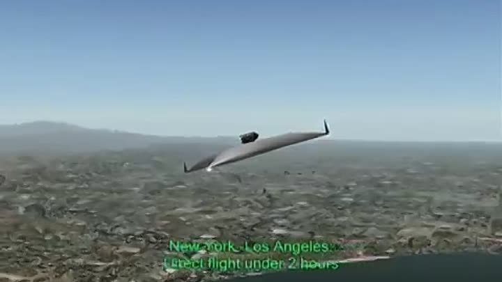 Silent and Efficient Supersonic Bi-Directional Flying Wing