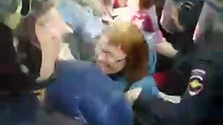 Протест около Ликино-Дулево в Подмосковье.mp4