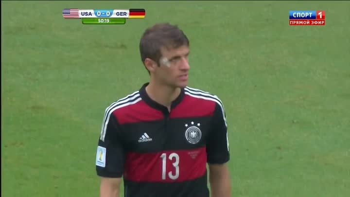 Чемпионат Мира по футболу 2014.Германия-США. 2тайм.