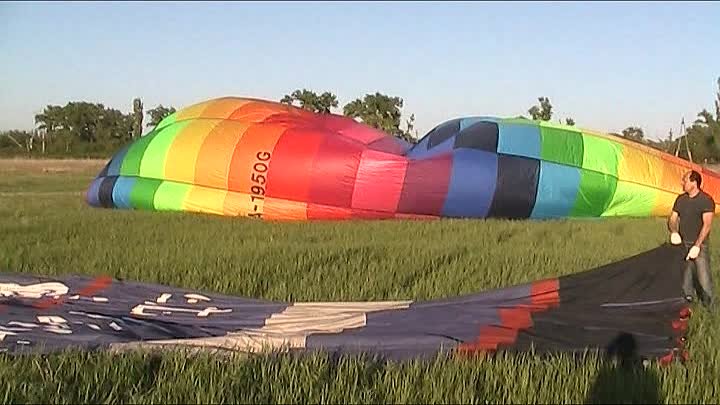 Наш полёт на воздушном шаре. Подготовка к полёту 1 часть