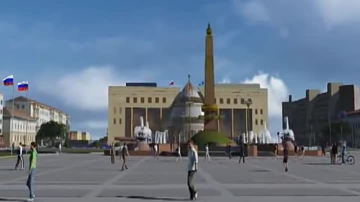 Проект реконструкции в Якутске площади Ленина