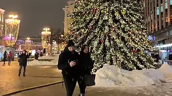 Москва ул. Тверская Новогоднее настроение