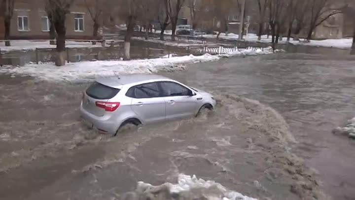 г.Орск, 6 февраля 2016,вот такие у нас моря в городе!