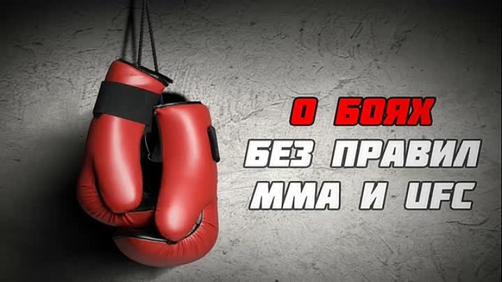 О боях без правил ММА и UFC