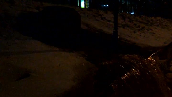 Водопад в Смоленске 9 февраля 2016 г.