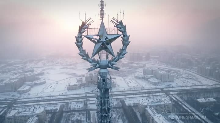Зимняя, заснеженная, красивая Москва