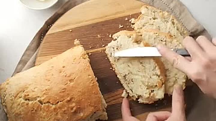 Домашний хлеб без дрожжей.