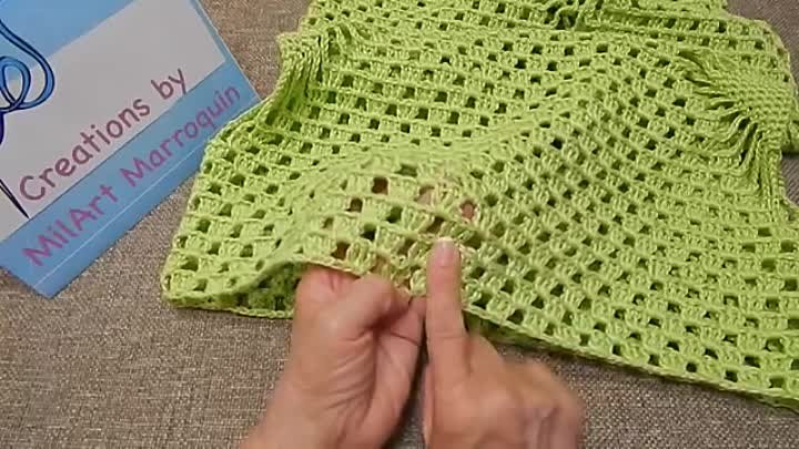 Интересная блуза. Blusa Verde Limon Crochet
