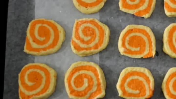 Печенье "Апельсиновые колёсики"