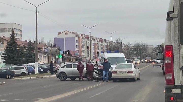 Глупый улица. Новая Трехгорка авария ДПТ.