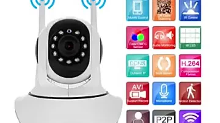 Wi-Fi Smart Camera Rotativa