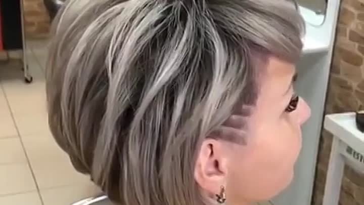 Окрашивание волос и короткая стрижка от Алены Рей