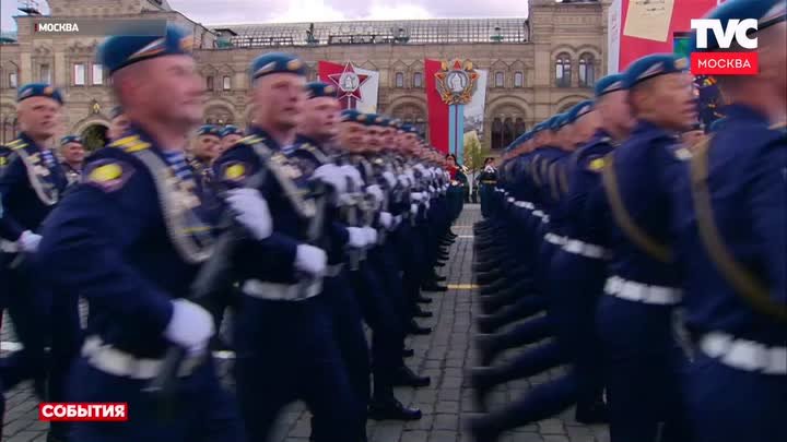 Праздничный салют в честь Дня Победы