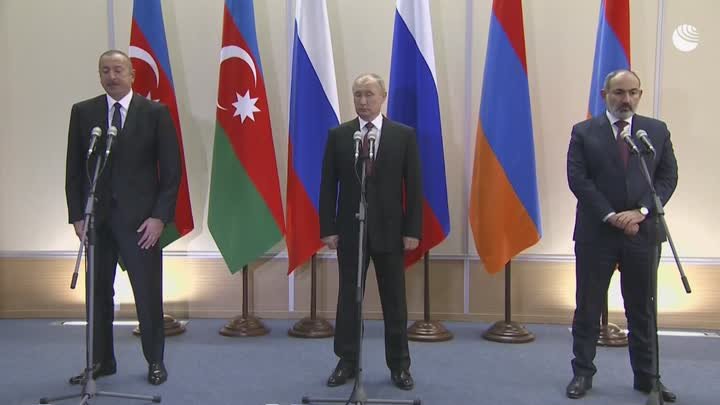 Путин, Алиев и Пашинян встретились в Сочи