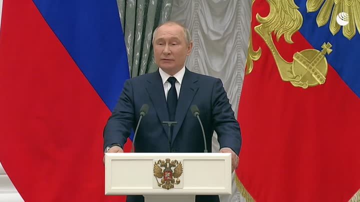 Встреча Путина с победителями Олимпийских игр-2022