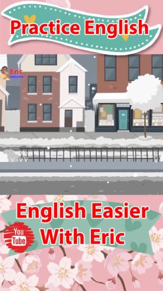 A Snow Man - English Conversation Practice