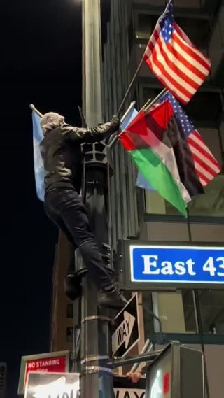 Pro-Palestinian protesters honor Veterans Day in New York. The naivety of the West must stop