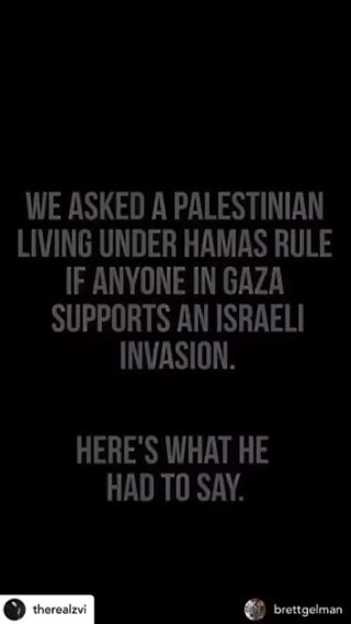 WE ASKED A PALESTINIAN LIVING UNDER HAMAS RULEI IF ANYONE IN GAZA SUPPORTS AN ISRAELI INVASION