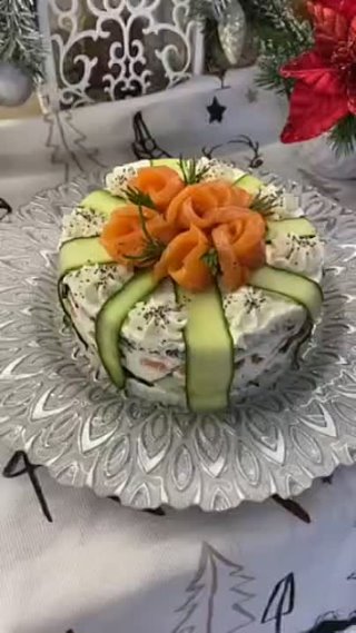 Суши торт-салат