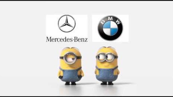 BMW VS MERCEDES MINIONS part 3 :D funny made   :D