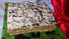 Торт - Воздушный Сникерс (Cake - Air Snickers). Торт-безе