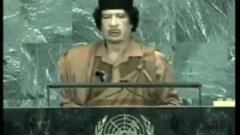 Russian - Муаммара Каддафи на Генеральной Ассамблее ООН