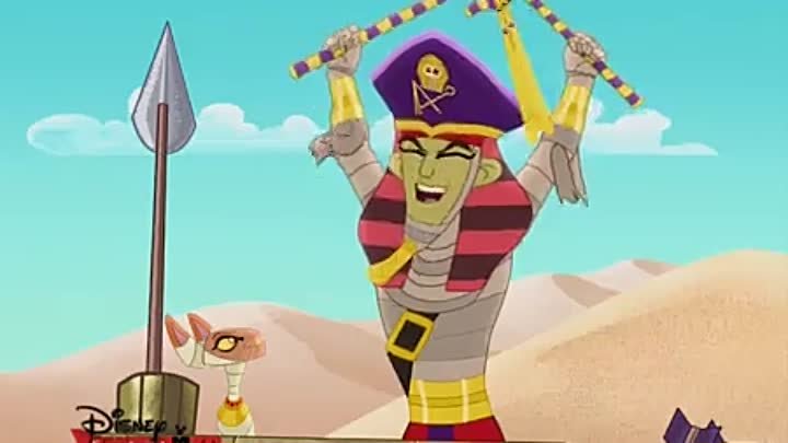 Джек и Пираты Нетландии 4 сезон 8 серия Пробуждение пирата-фараона,  ...