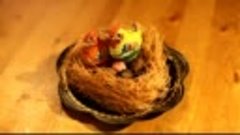 Шоколадное гнездо из фунчозы