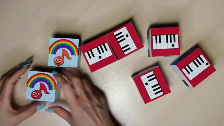 Кубики "Играем с нотками" - видеообзор