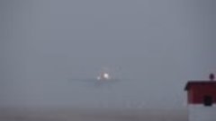 Boeing 767 ...взлет в тумане