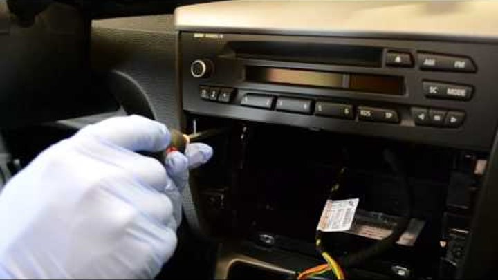 Как снять магнитолу е60 Как снять магнитолу е60