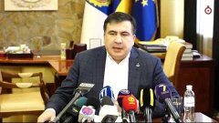 Саакашвили пытается говорить на украинском