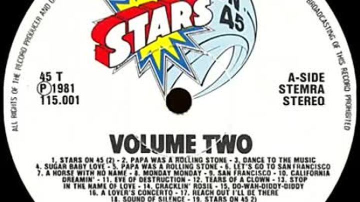 Stars On 45 - Super Megamix