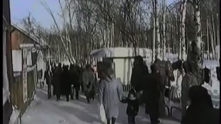 Ханты-Мансийск, Центральная площадь, 1993 год.